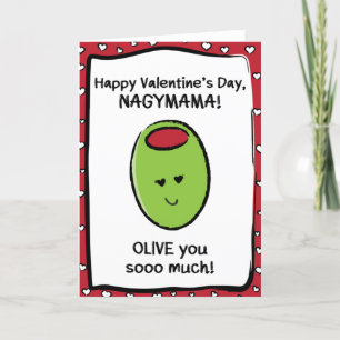 Valentine's Day Card for Nagymama Karte