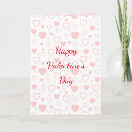 Valentine's Day Card für Ehemänner-Ehefrau-Partner Einladung