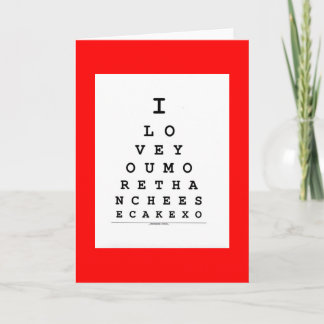 Valentine's Day Card I Liebe Sie mehr Cheesecake Feiertagskarte
