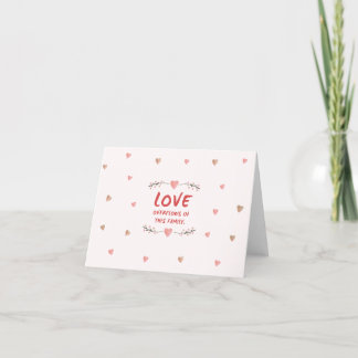 Valentine's Day Card - "Liebe überfließt in diesem Feiertagskarte