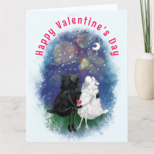 Valentine's Day Card mit Couple Lambs Liebe Funny Karte