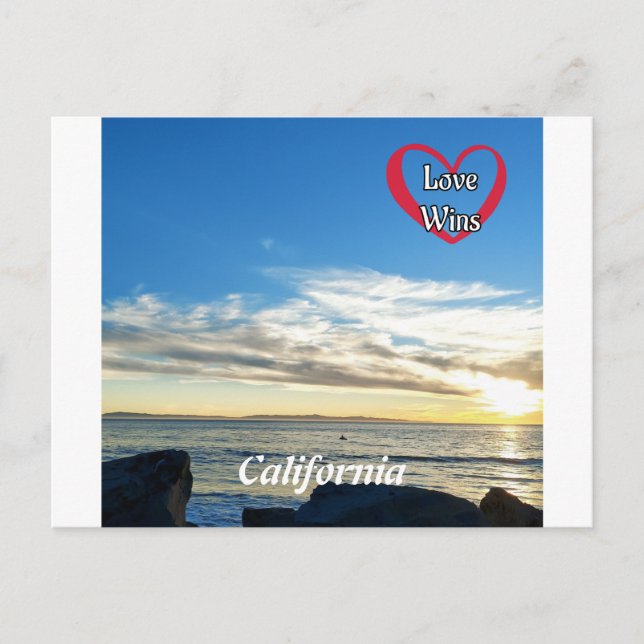 Valentines Day, carte postale de Californie (Devant)