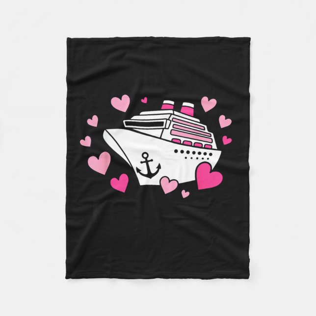 Valentines Day Cruise 2026 Cruise Husband Wife Mat Fleecedecke (Vorderseite)