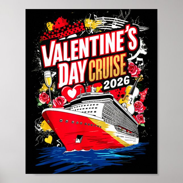 Valentines Day Cruise 2026  Poster (Vorne)