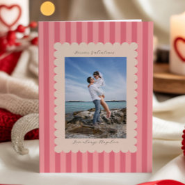 Valentine's Day Custom Photograph Romantic Feiertagskarte