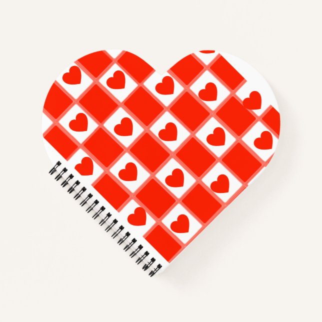 Valentine's day design Spiral Photo Notebook Notizbuch (Vorderseite)