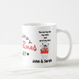 Valentine's Day DogLove Heart Kaffeetasse