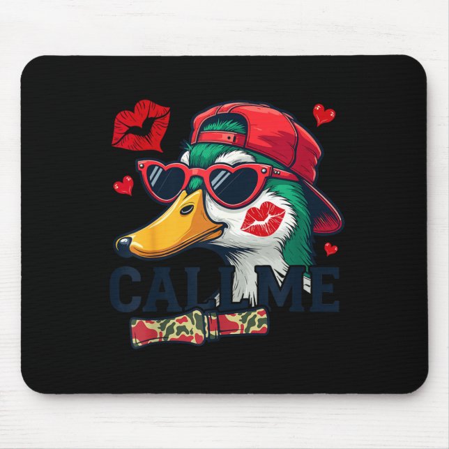 Valentine's Day Duck Hunting Camo Call Me Toddler  Mousepad (Vorne)