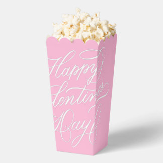 Valentines Day Elegant Calligraphy Pink Geschenkschachtel