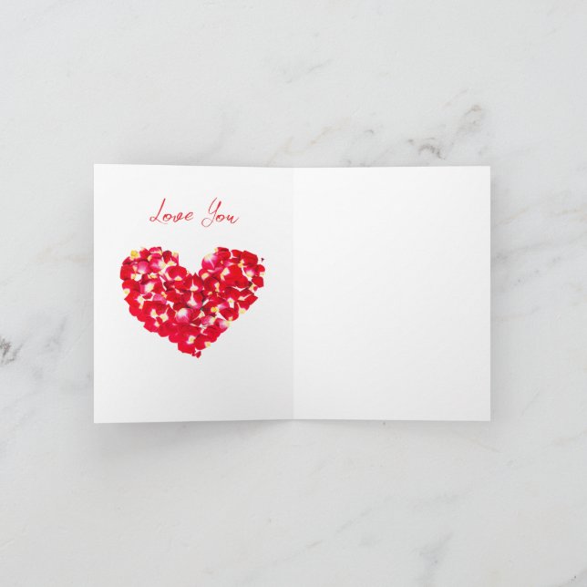 Valentine's Day Feiertagskarte (Innenseite)