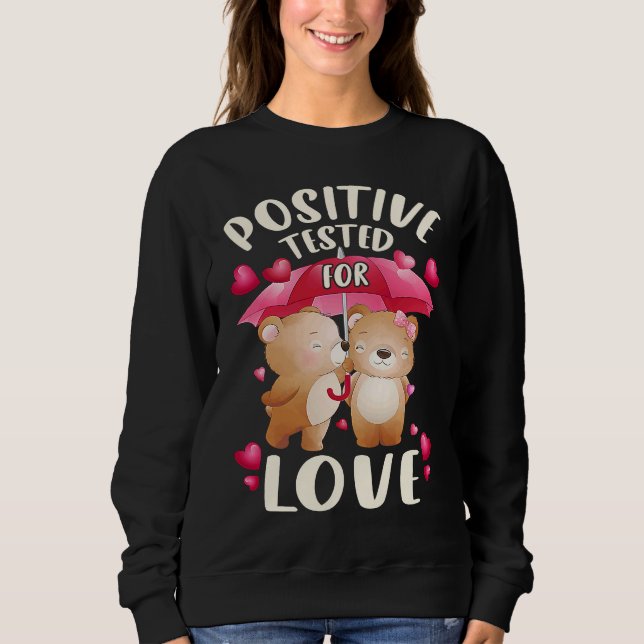 Valentine's day for couples bear couple with umbre sweatshirt (Vorderseite)