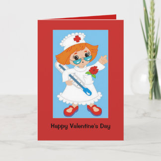 Valentine's Day for Nurse - I Love You Karte