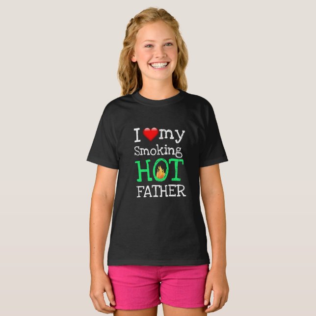 Valentine's Day Geschenk IDEA RAUCHERWARTER VATER  T-Shirt (Vorne ganz)