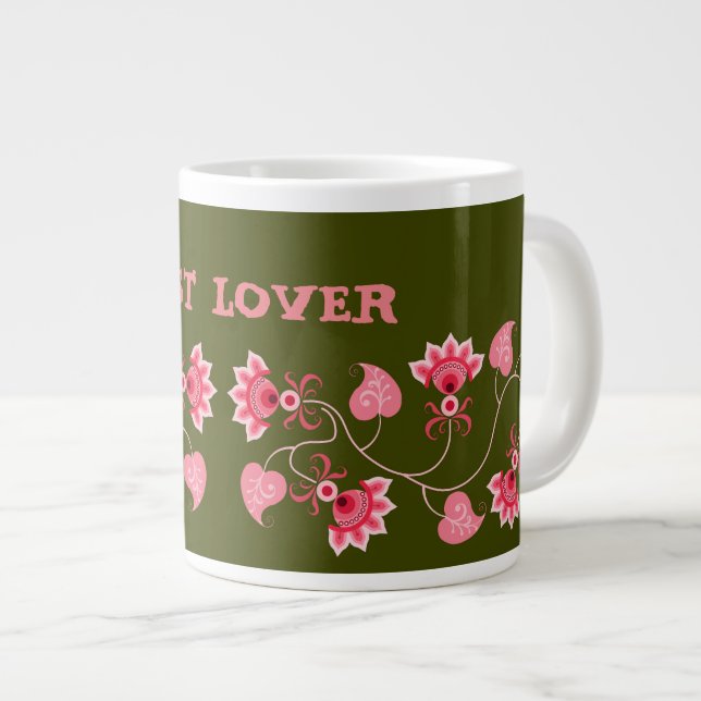 VALENTINE'S DAY GIFT FÜR FREUND, EHEFRAU, HUSBAND Jumbo-Tasse (Vorderseite Rechts)