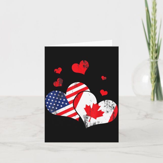 Valentine's Day Gift Maple Leaf Canada  Karte (Vorderseite)