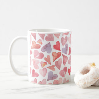 Valentines Day Hearts Mug Kaffeetasse