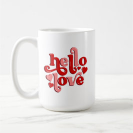 Valentine's day hello love kaffeetasse