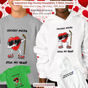 Valentine's Day Hockey Sweatshirt