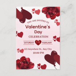 Valentine's Day Invitation Card