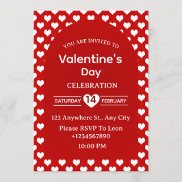 Valentine's Day Invitation Card