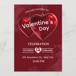 Valentine's Day Invitation Card