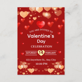 Valentine's Day Invitation Card