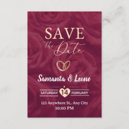 Valentine's Day Invitation Card