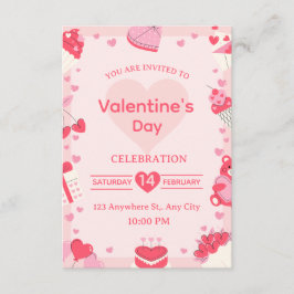 Valentine's Day Invitation Card