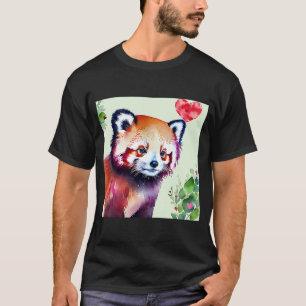 Valentine's Day Liebe Heart Red Panda Girlfriend F T-Shirt