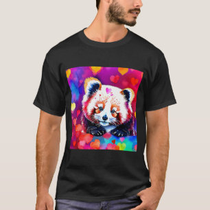 Valentine's Day Liebe Heart Red Panda Girlfriend F T-Shirt