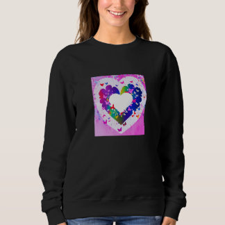 Valentine's Day Love Heart Girlfriend Fiancée Wife Sweatshirt