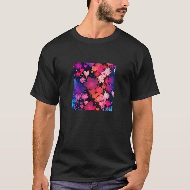 Valentine's Day Love Heart Girlfriend Fiancée Wife T-Shirt (Vorderseite)