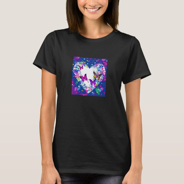 Valentine's Day Love Heart Girlfriend Fiancée Wife T-Shirt (Vorderseite)