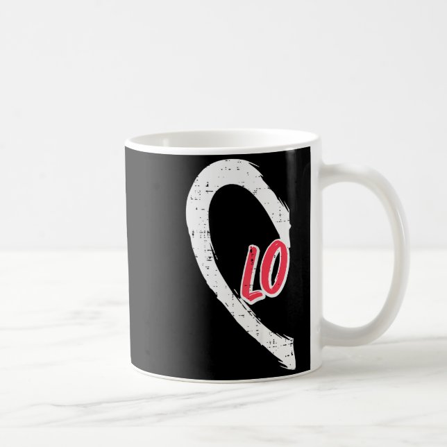 Valentines Day Matching Love Lo Heart Cute Couple  Kaffeetasse (Rechts)