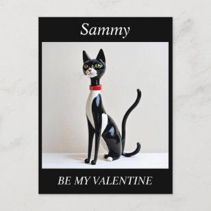 VALENTINE'S DAY Mid Century Chat, Carte postale mo