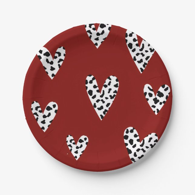 Valentines Day Pappteller (Vorderseite)