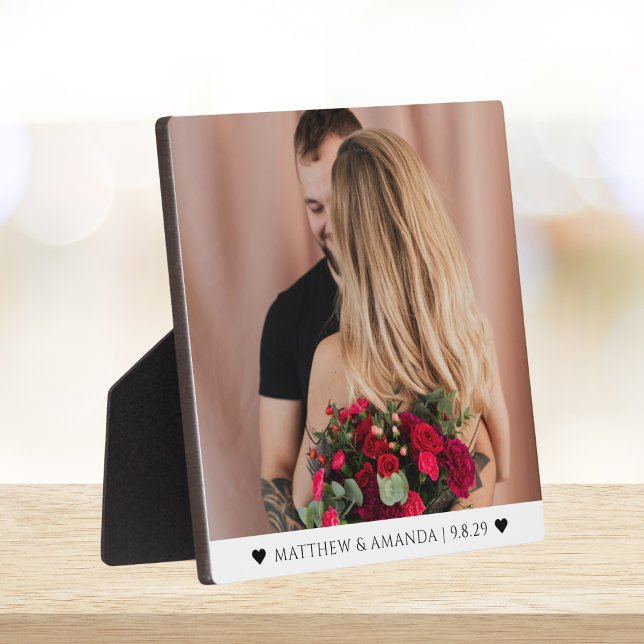  Valentine's Day Photo Couple Romantic Custom  Fotoplatte (Von Creator hochgeladen)