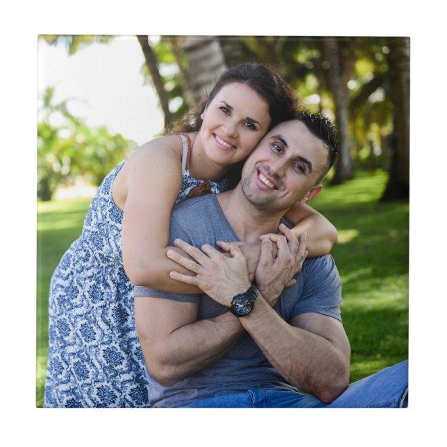 VALENTINE'S DAY PHOTO TILE GIFT FLIESE (Vorderseite)