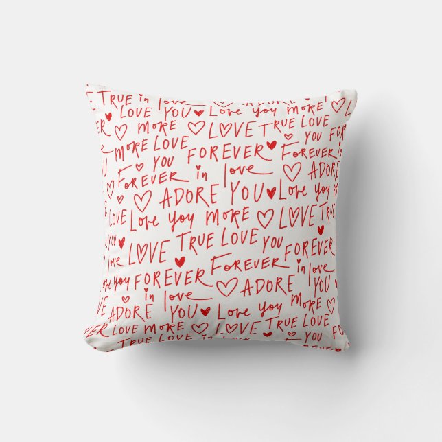 Valentine's Day Pillow Kissen (Vorderseite)