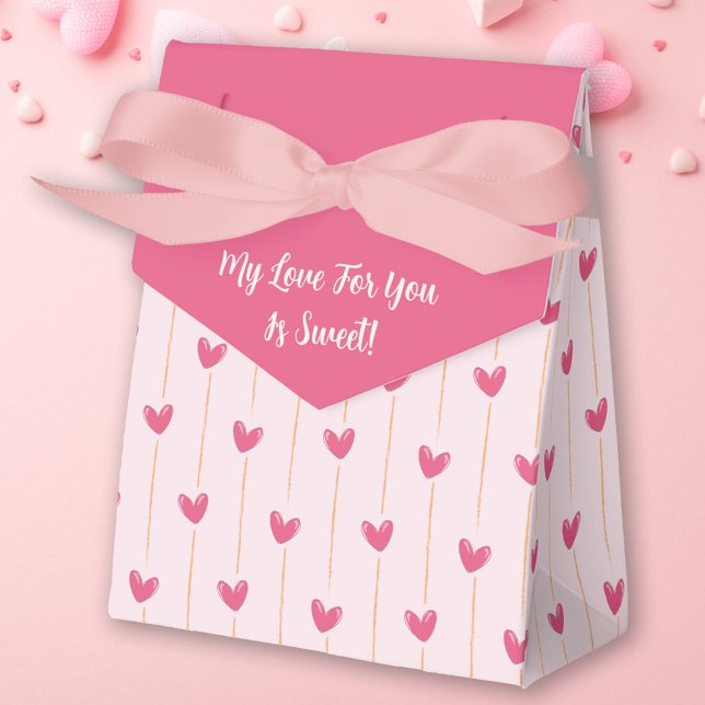 Valentine's Day Pink Hearts Fevor Box Geschenkschachtel (Von Creator hochgeladen)