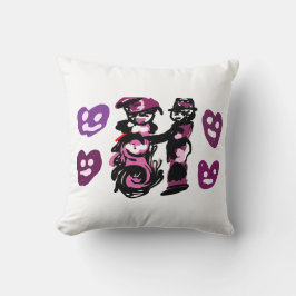 valentine's day purple love  kissen