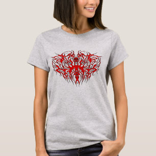Valentine's Day Red Heart Tribal Tattoo T-Shirt