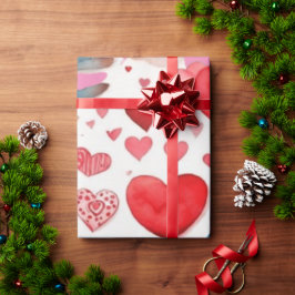 Valentine's Day Rotherherts Wrapping Paper Geschenkpapier