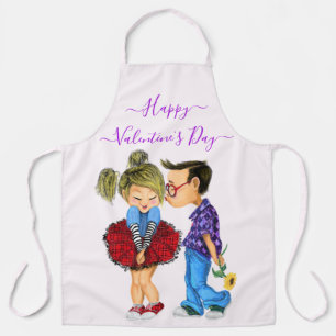 Valentine's Day Schürze Geschenk Couple Liebe - Ki