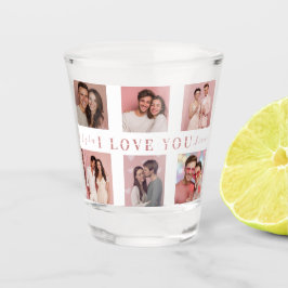 Valentine's Day Shot Glass  | Custom Couple Photos Schnapsglas