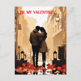 Valentine's Day. Sprich über deine Liebe! Postkarte