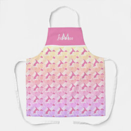 Valentine's Day Theme Floating Hearts Pink Schürze