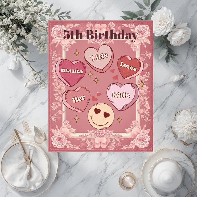 Valentine's Day This Mama Loves Her Kids Birthday (Valentine's Day This Mama Loves Her Kids Birthday Jigsaw Puzzle)
