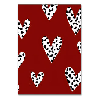 Valentines Day Tischnummer