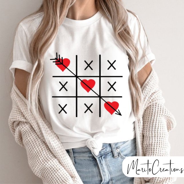 Valentine's day, Xoxox,Love heart, Cupid arrow T-Shirt (Von Creator hochgeladen)